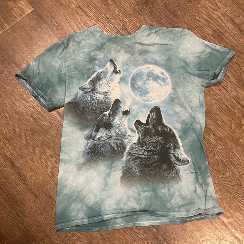 COPY - Gilda Softstyle Tie Dye Wolf Tee, Men’s S